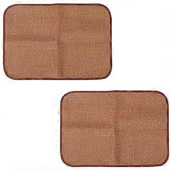 Sleeping Mat Dog Rattan Bamboo Mat for Pet with 4Pcs Set