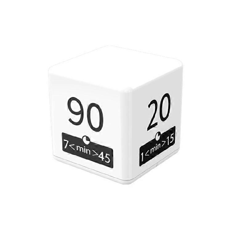 Portable Cubes Timer Flipping Electronic Timer Kitchen Time Management Tool for Multiple Setting Cubes Countdowns Reminder
