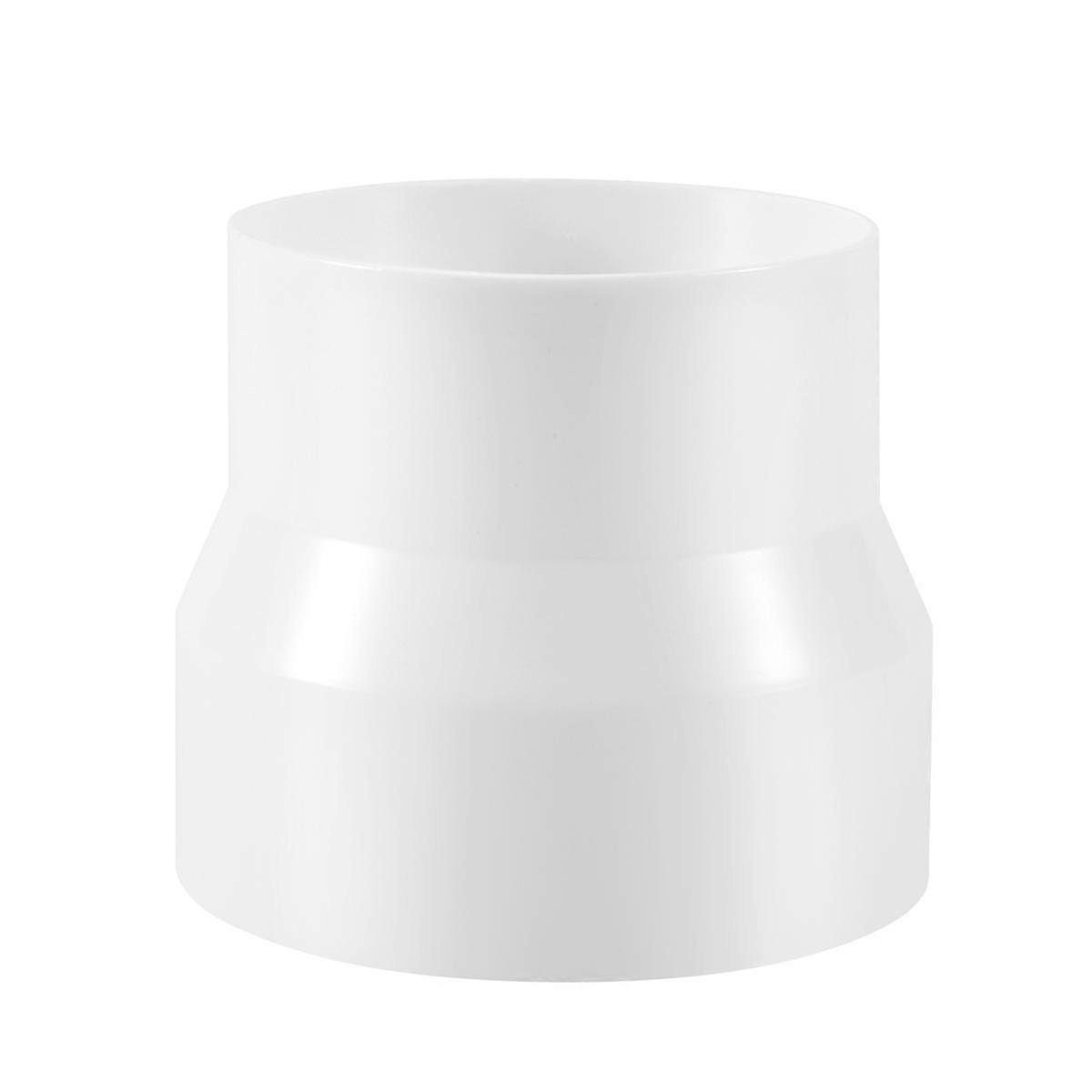 Ventilation Pipe Reducer Adapter Pipe Air Duct Adapter Pipe Connector for Inline Ventilation System(110-100mm)