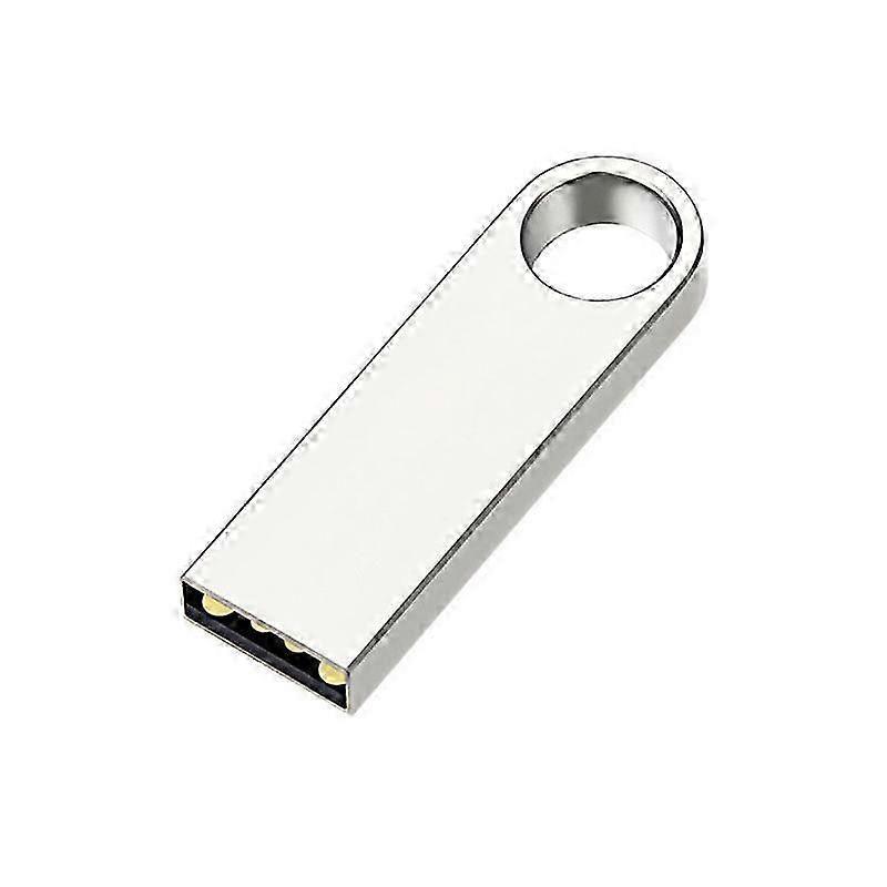 64GB USB 2.0 Flash Drive, Silver Memory Stick for Computer & Data Storage-bj