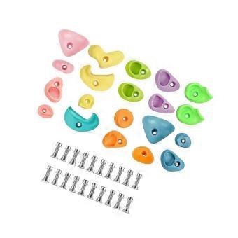 2026 Rock Wall Holds Rock Wall Climbing Kit for Backyard Rock Climbing Wall Gym