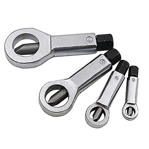 Release Rusty Screw Tool Nut Quick Separator Cutter Tool Practical Stainless Steel Durable Hardware Tools Hat Breaker Nut Split (4pcs, silver)