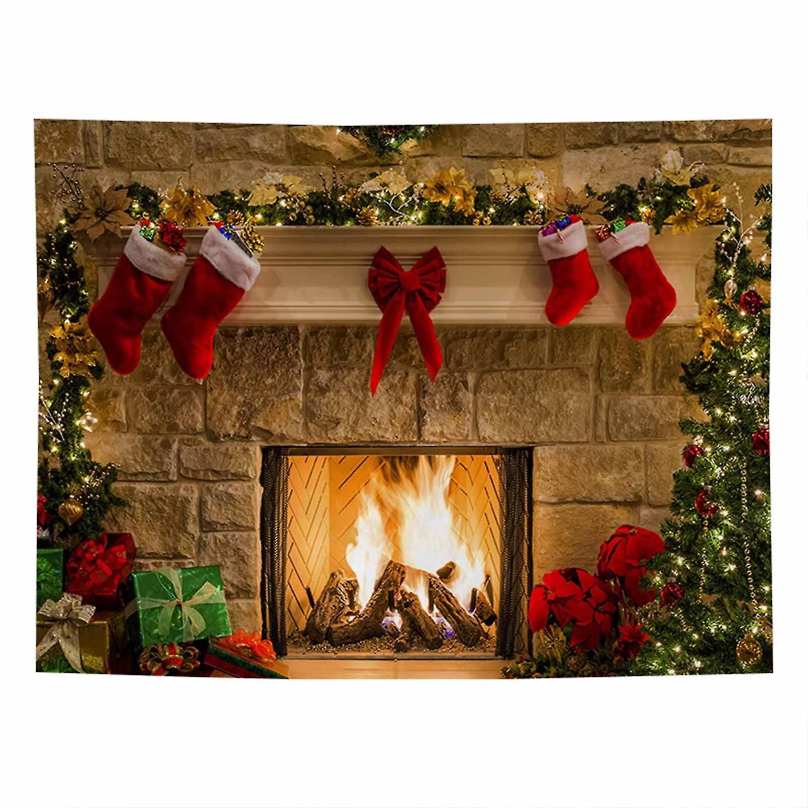 Christmas Hanging Background Exquisite Design Vivid Patterns Background