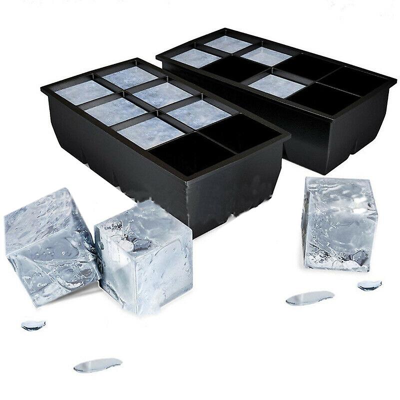 1 Pcs Big Cube Giant Jumbo Large Silicone Ice Cube Square Maker Tray Mold Mould