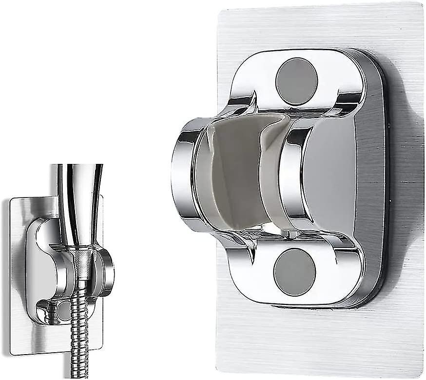 Shower Holder,no Drilling Hand Held Wall Mounted Shower Head Holder Universal Adjustable  Accessory