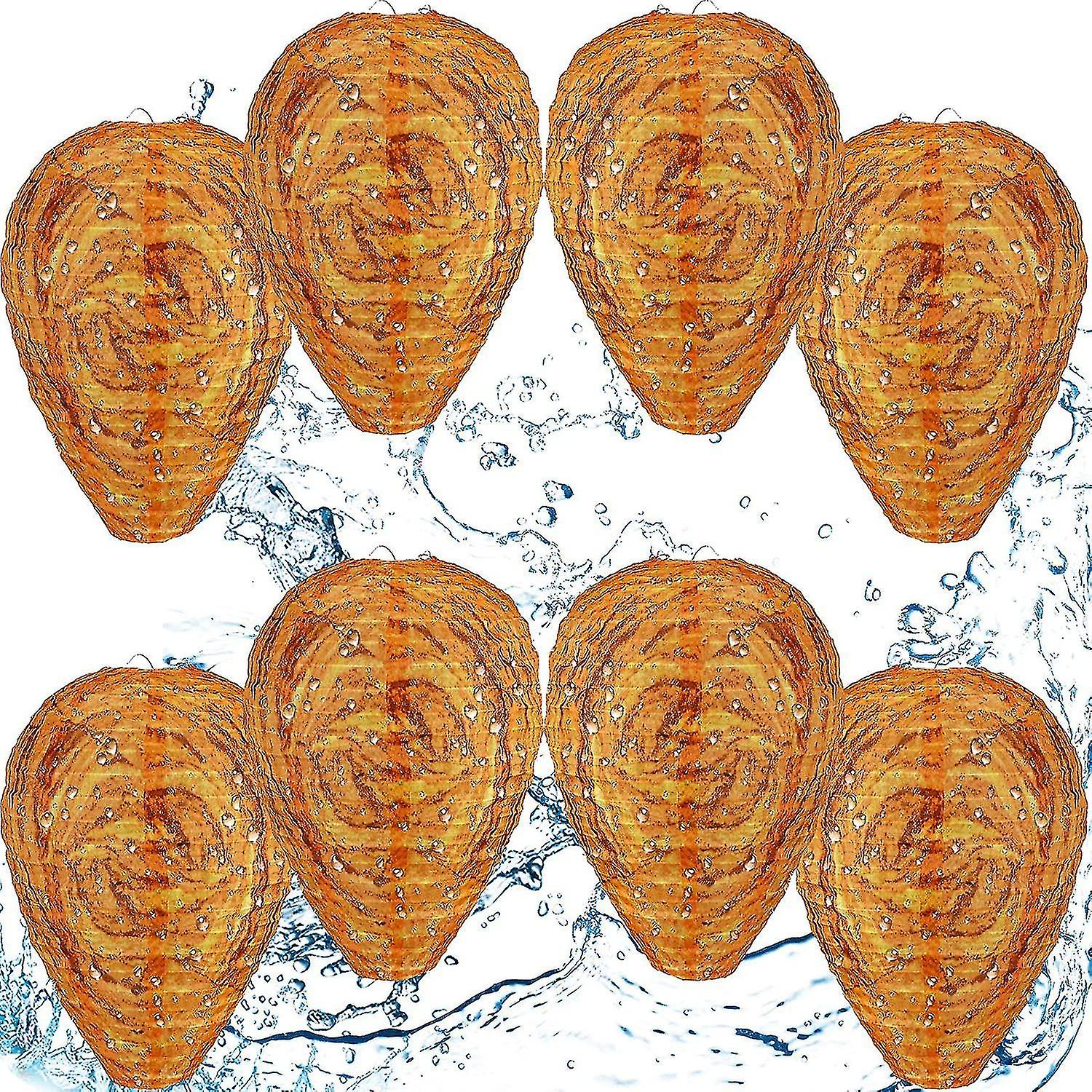 Waterproof Wasp Nest Decoys Hanging Hornet Deterrents Fake Cloth Wasp Nest Non-toxic Bee Decoy Deterrent For Home And Garden Outdoors