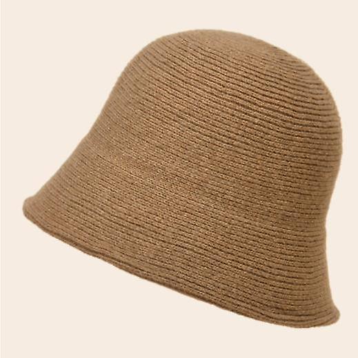 Women's Autumn And Winter Knitted Fisherman Hat Solid Color Simple Ladies Big Brim Hat Fashion New High Quality Casual Knitted Hat