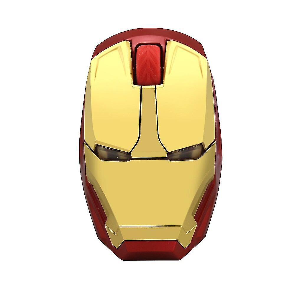 Wireless Mouse Personality Creative Iron Man Mute Computer