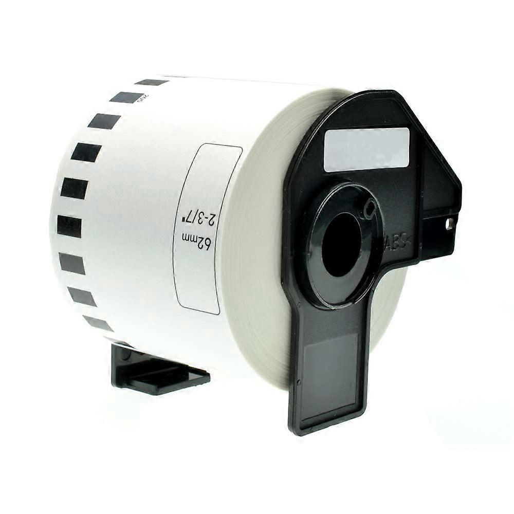 Go Inks Compatible DK-22205 Roll of Labels for Brother, 1 Pack (Labels: Continuous Roll Size: 62mm x 30.48m)