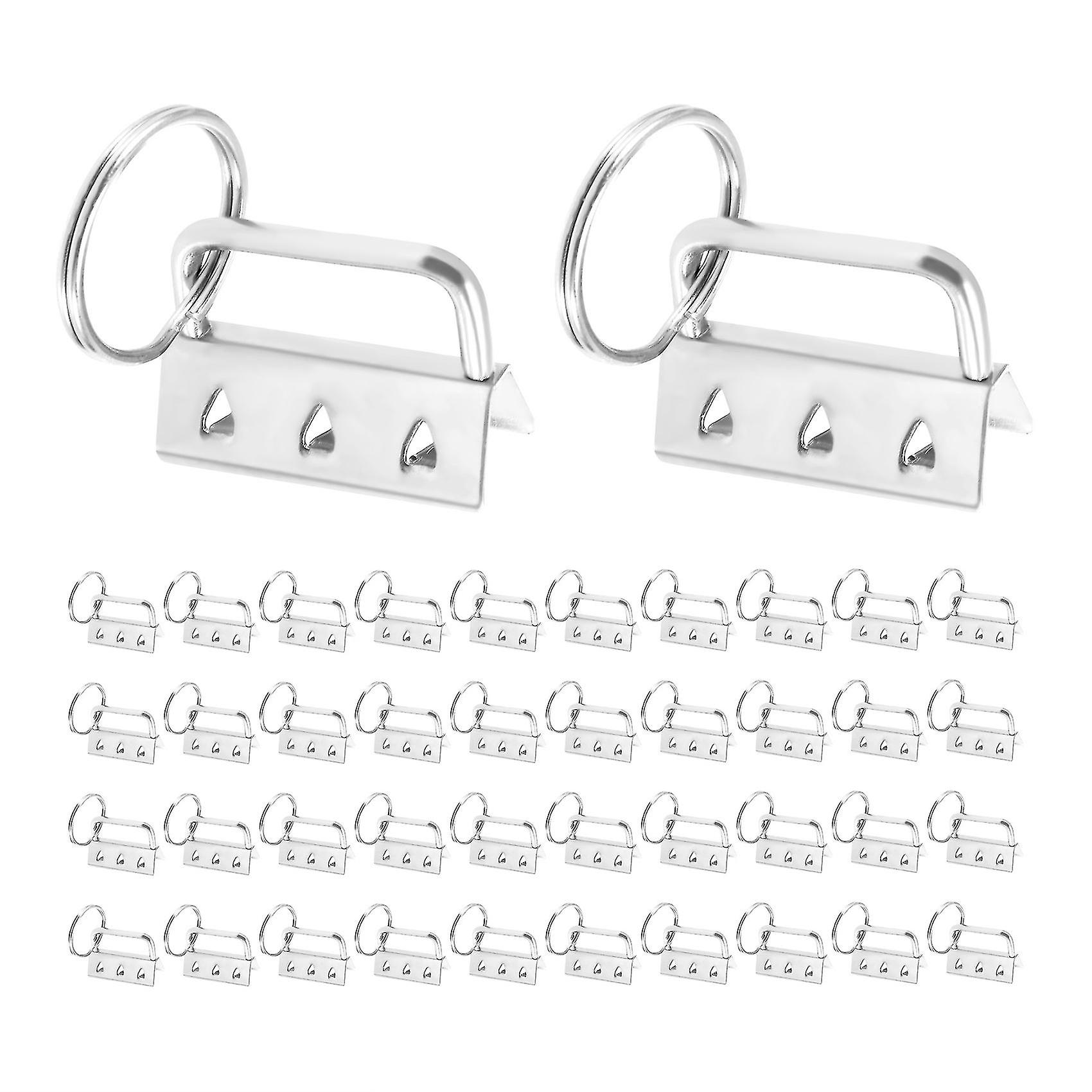 40 Piece Key Ring Hardware Bracelet Hardware With Lanyard Key Ring
