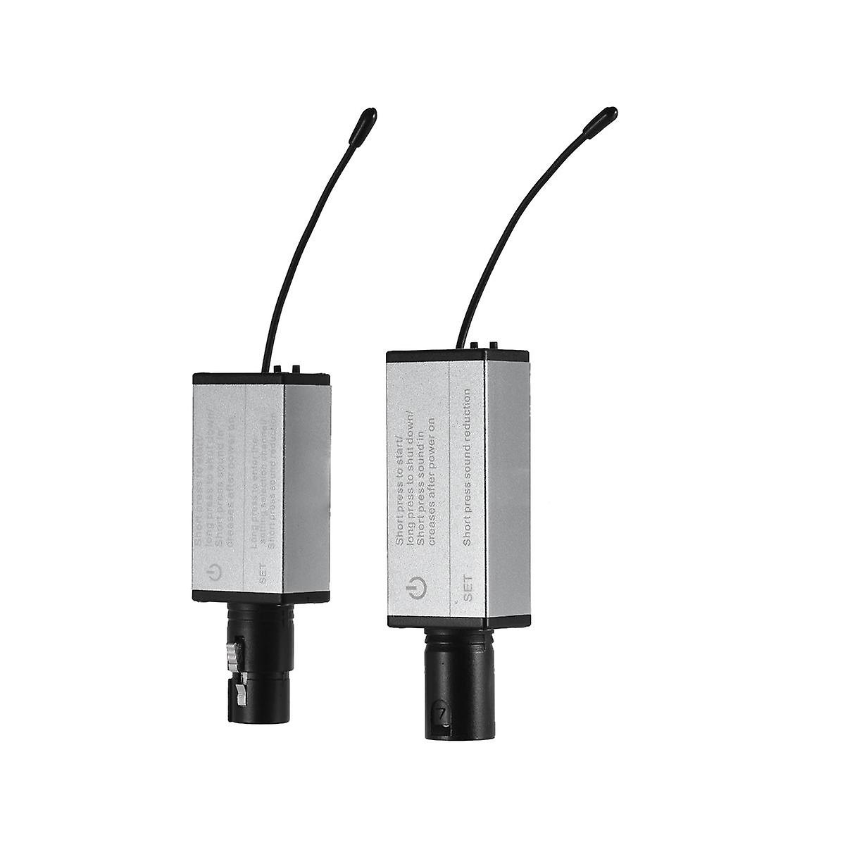 UR-4 Professional Digital Wireless Microphone System with XLR Transmitter Receiver Silver Gray