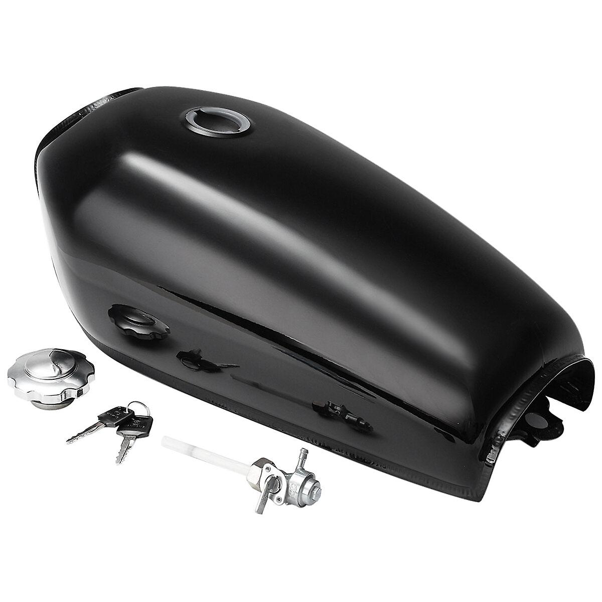 9L Fuel Gas Tank With Cap, Switch, And Key For Honda Cg125 Retro Vintage Racer Motorcycle Aa001