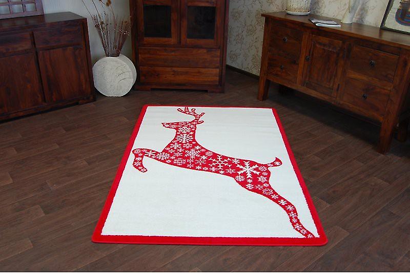 Carpet XMAS - F790 cream/red