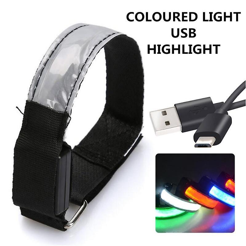 New Led Luminous Bracelet Shoe Clip Backpack Clip Light Multi-functional Mini Safety