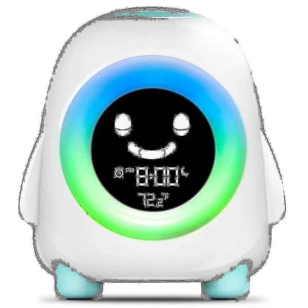 Kids Alarm Clock, Alarm Clock For Kids, Ready To Wake Up Sleep Trainer, Colorful Night Light, Nap T