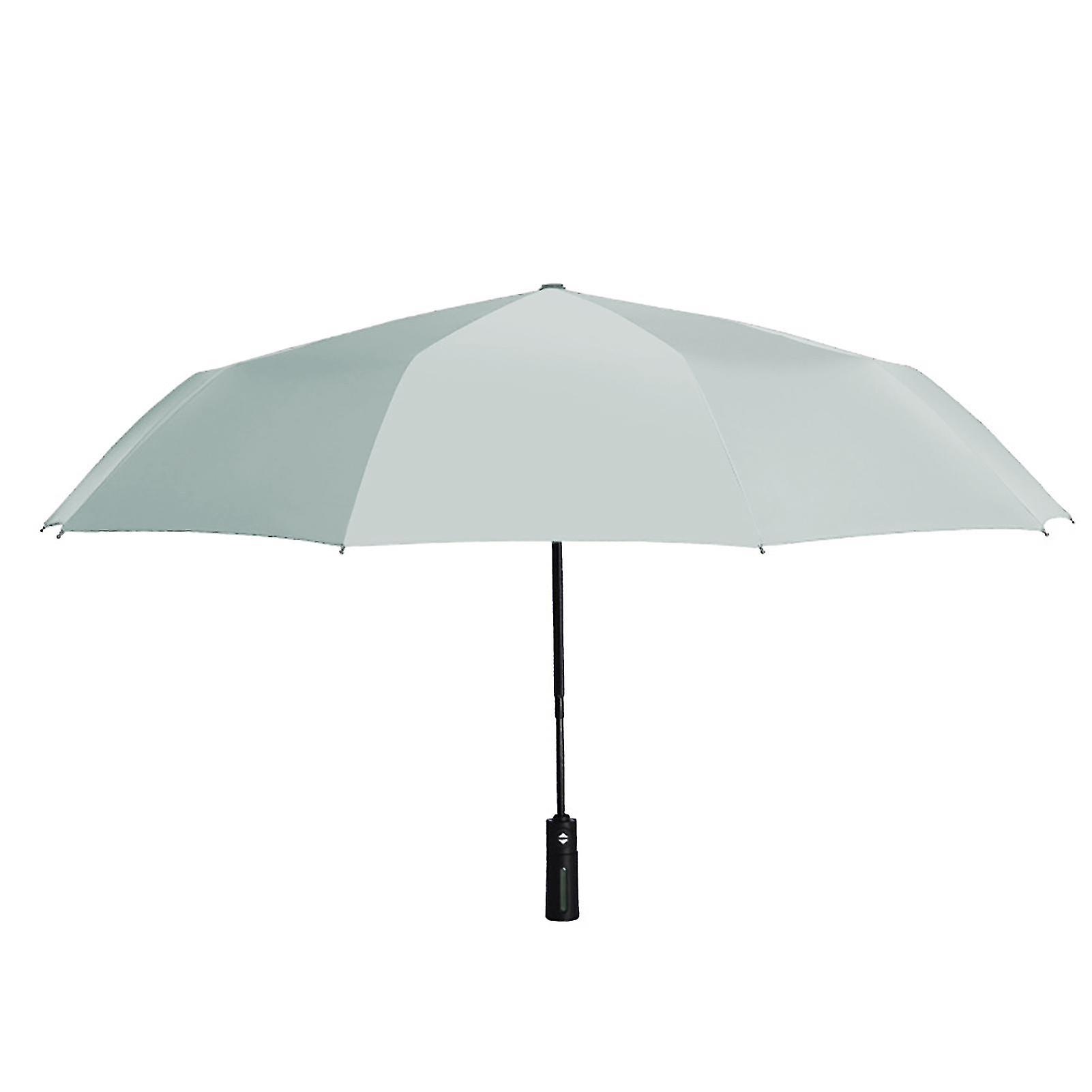 10 Rib Tri-folded Sunshade Vindtät Vattentät Hög Seghet Automatisk Paraply För resor