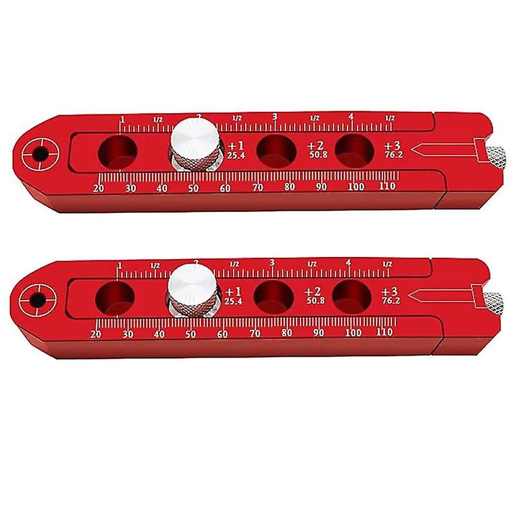 Woodworking Compass Scriber, Aluminum Alloy Adjustable Circular Drawing Circle Ruler And Line Gauge
