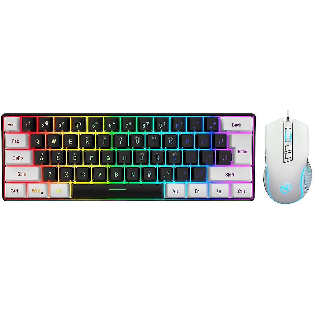 Led Backlit Gaming Keyboard And Mouse Combo 10 Million Clicks Button Life
