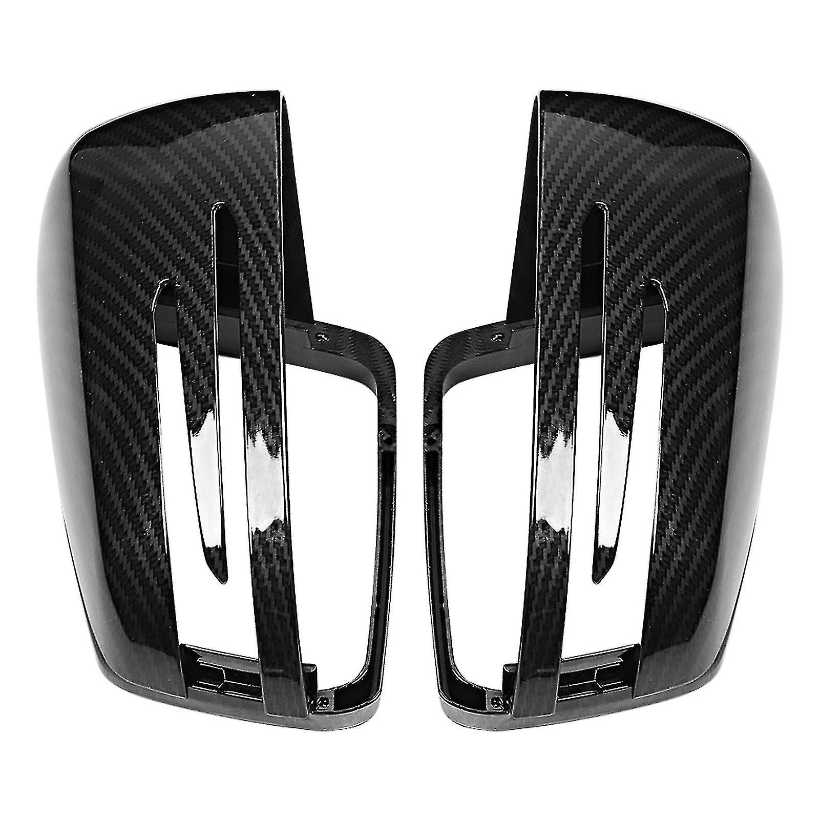 2Pcs Rear View Mirror Cover Cap Fit For Benz Aclass W176 20122017