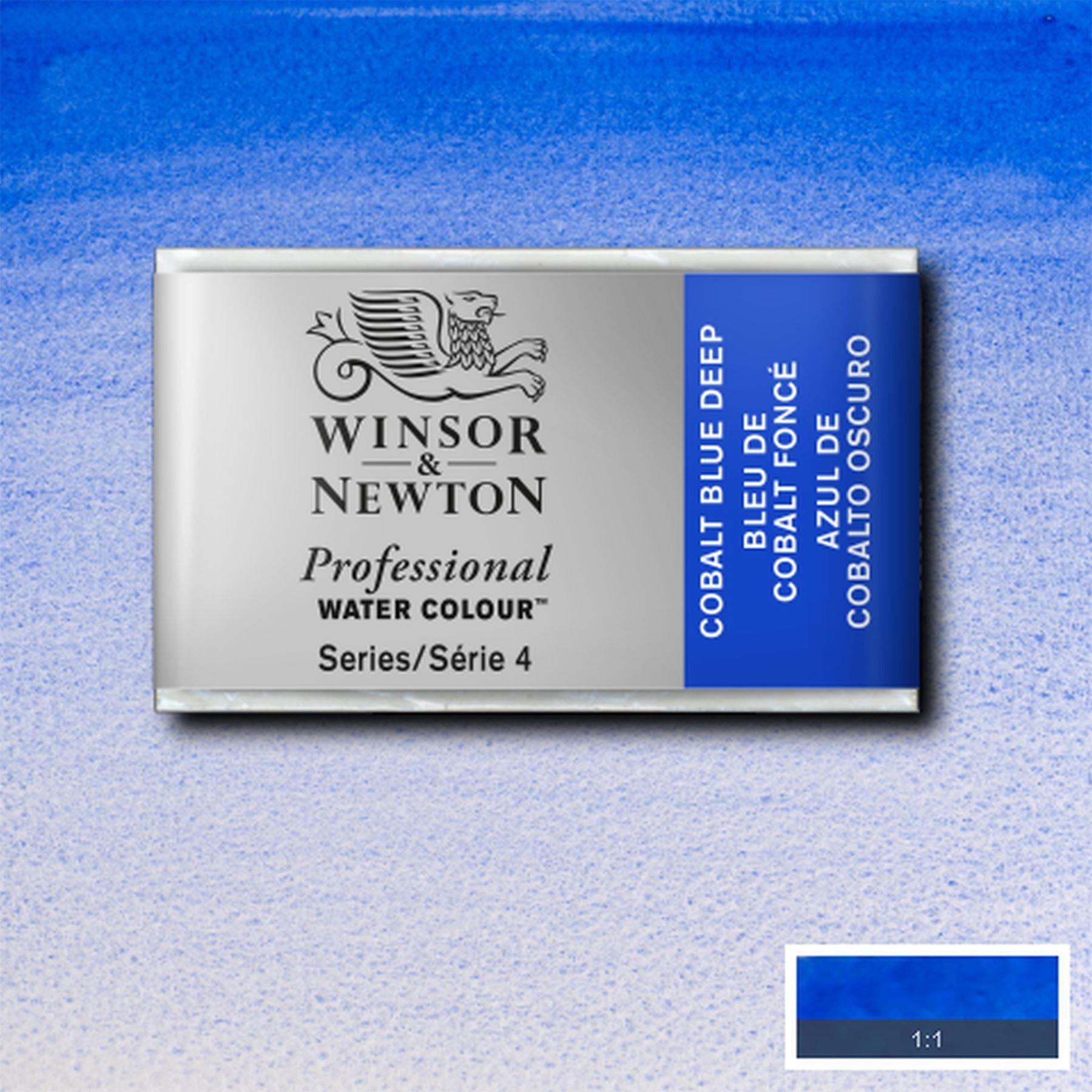Winsor & Newton Professional Water Colour Whole Pan - Cobalt Blue Deep