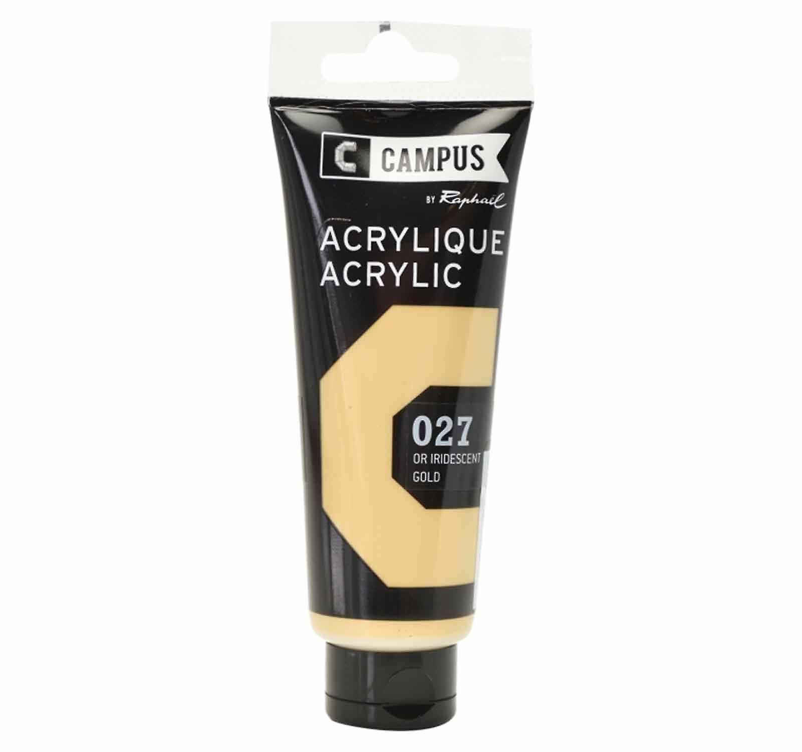 Acrylic paint 100 ml - Iridescent gold n°027