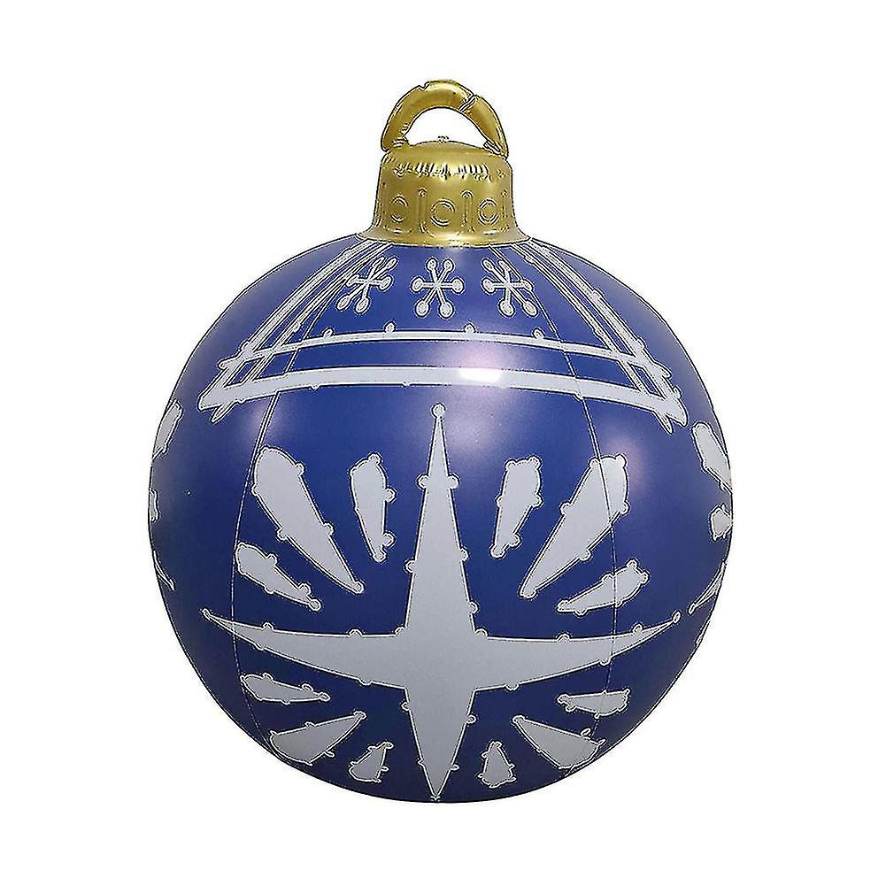 Ekstra store PVC oppblåsbare julekuler, julepynt klaring ball
