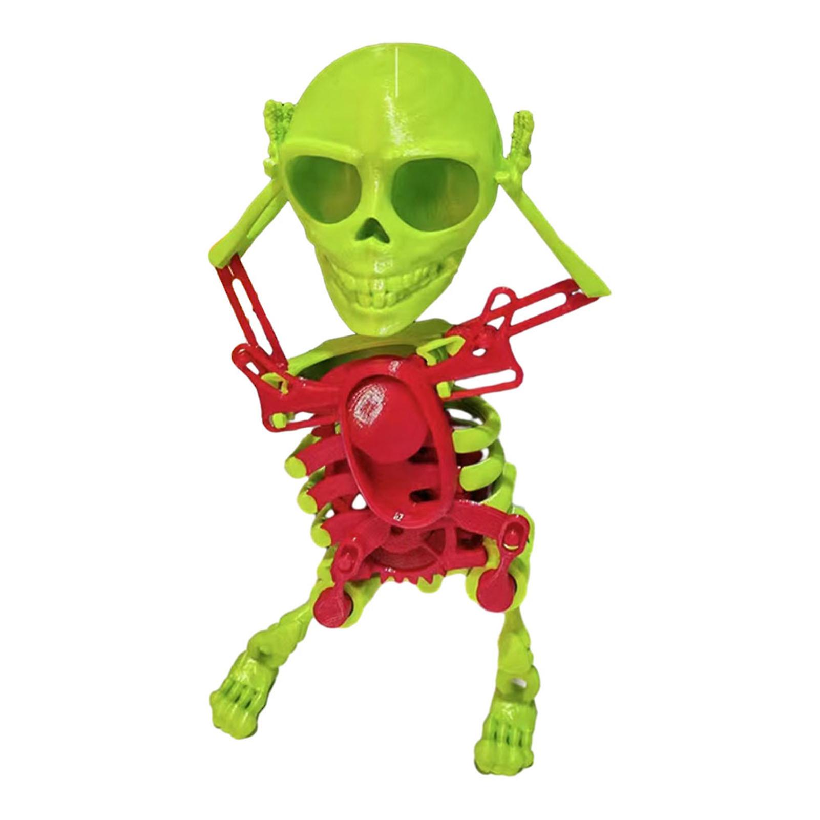 Clockwork Dancing Toys with Skeleton Shape Durable Decorative Model Crafts Novelty Gift for Friends