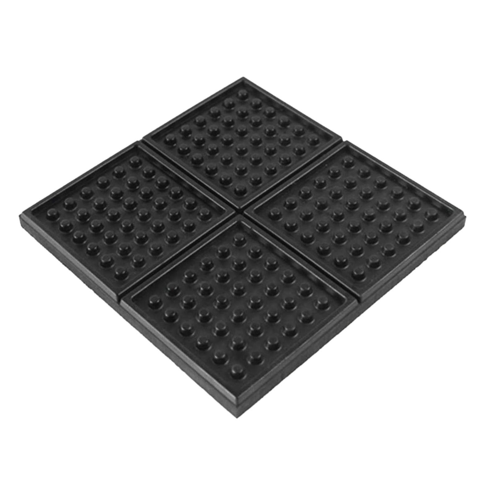 Tredemøllematte tredemøllepute for romaskin stasjonære treningssykler 10cmx10cmx1,5cm