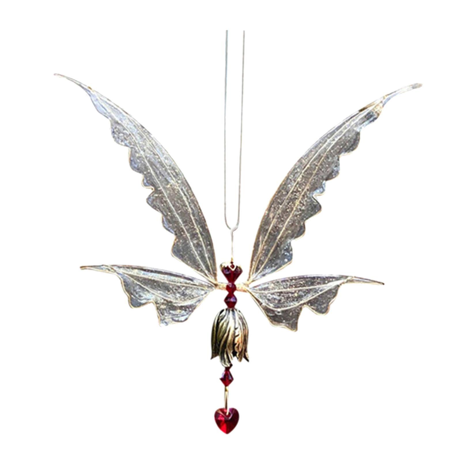 Crystal Ball Rainbow Maker Hanging Suncatcher Home Window Butterfly Decors