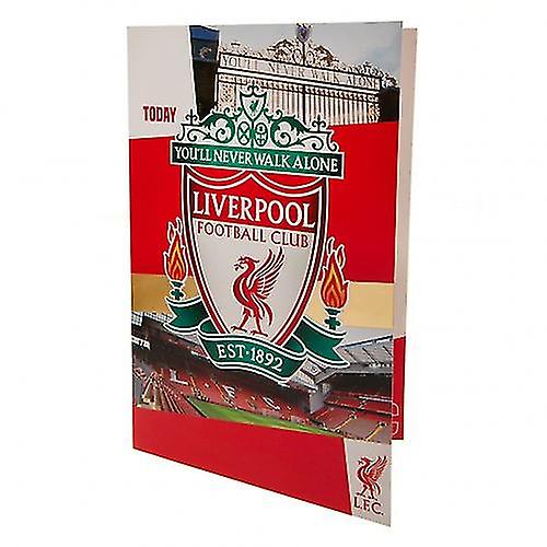 Liverpool FC Birthday Card With Stickers