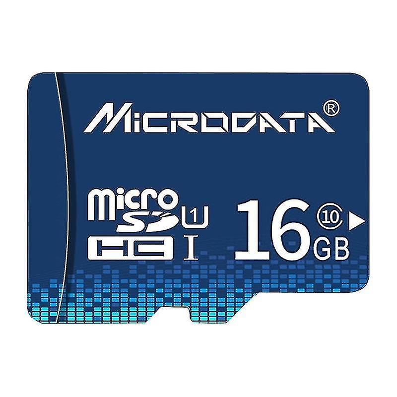 Computer Accessory Sets Microdata 16gb U1 Blue Tf Micro Sd Memory Card