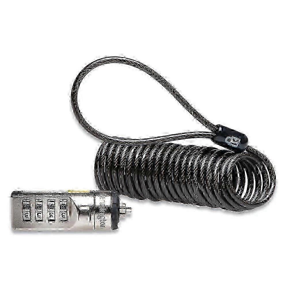 Kensington portable Combination Steel Cable Laptop Lock, Black, 1 Ea