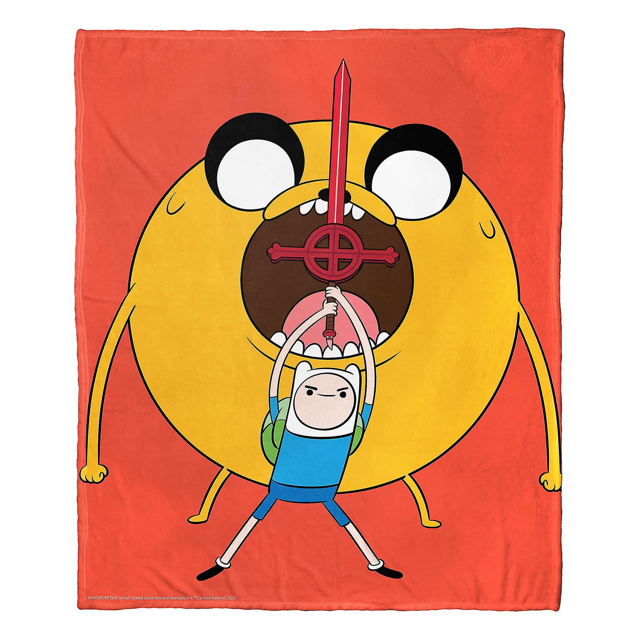 Adventure Time, Round Boy Aggretsuko Comics Silk Touch Throw Blanket, -yhju434