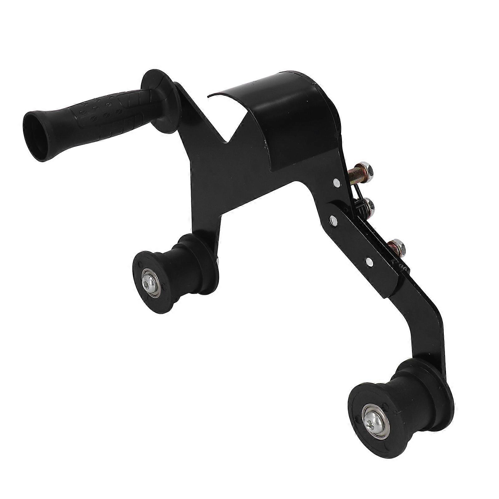 Belt Sander Adapter Stainless Steel Sturdy Stable Angle Grinder Sanding Belt Adapter for Pipe Tube 14mm/0.55in 