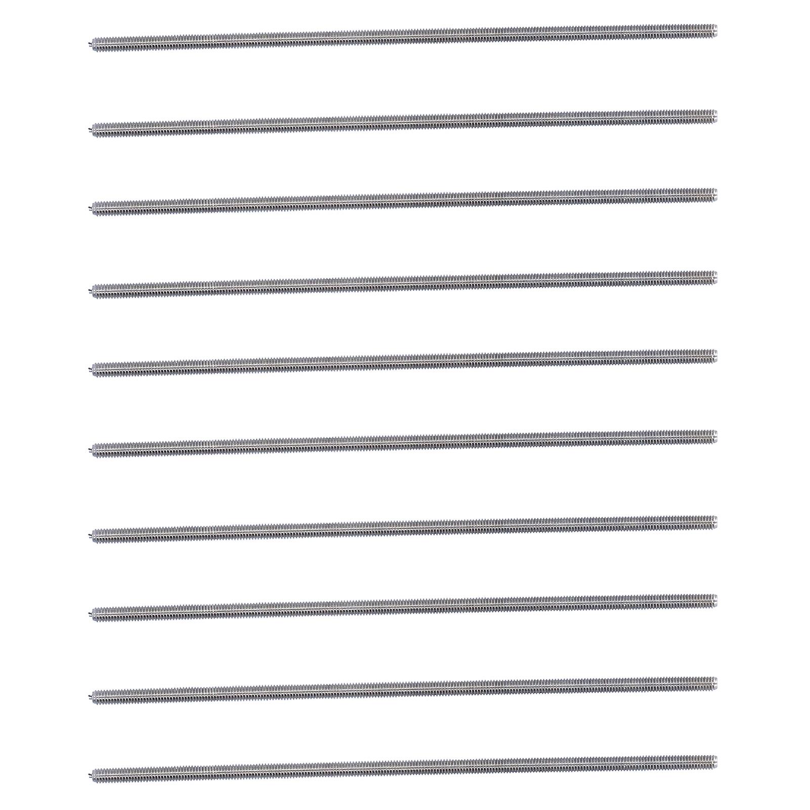 4808 Series M4 Rod Bar Studs Wear Resistant Durable High Hardness Stainless Steel Threaded Rods4808-0004-0200