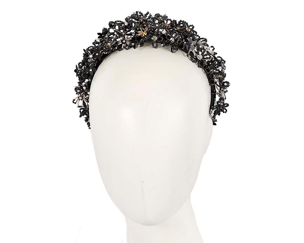 Cupids Millinery CU328B 定制黑色设计师头饰