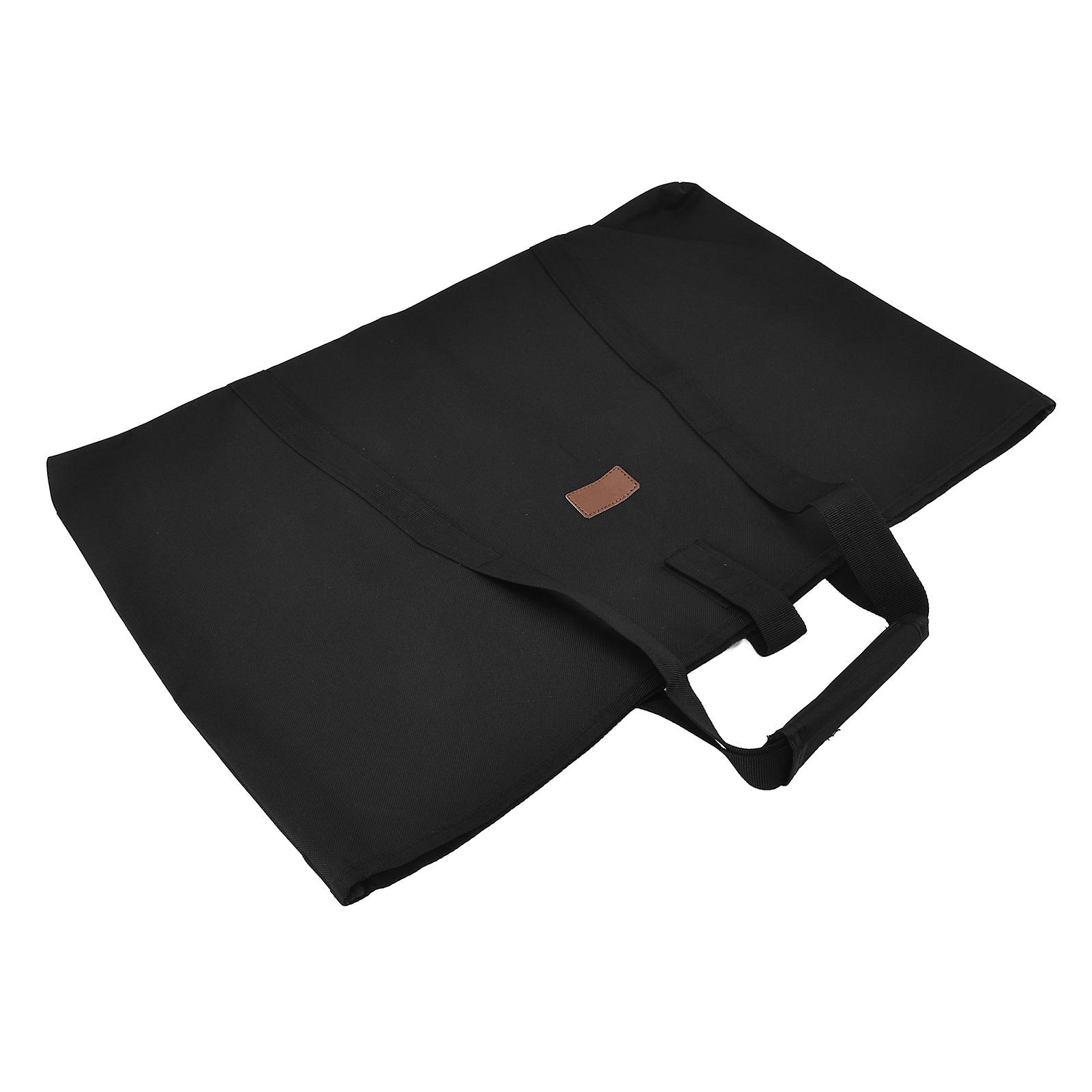 Folding Camping Table Carrying Bag, Folding Table Storage Bag Sponge Interlayer Waterproof Oxford Cloth Black Outdoor Multifunctional Carrying Bag for