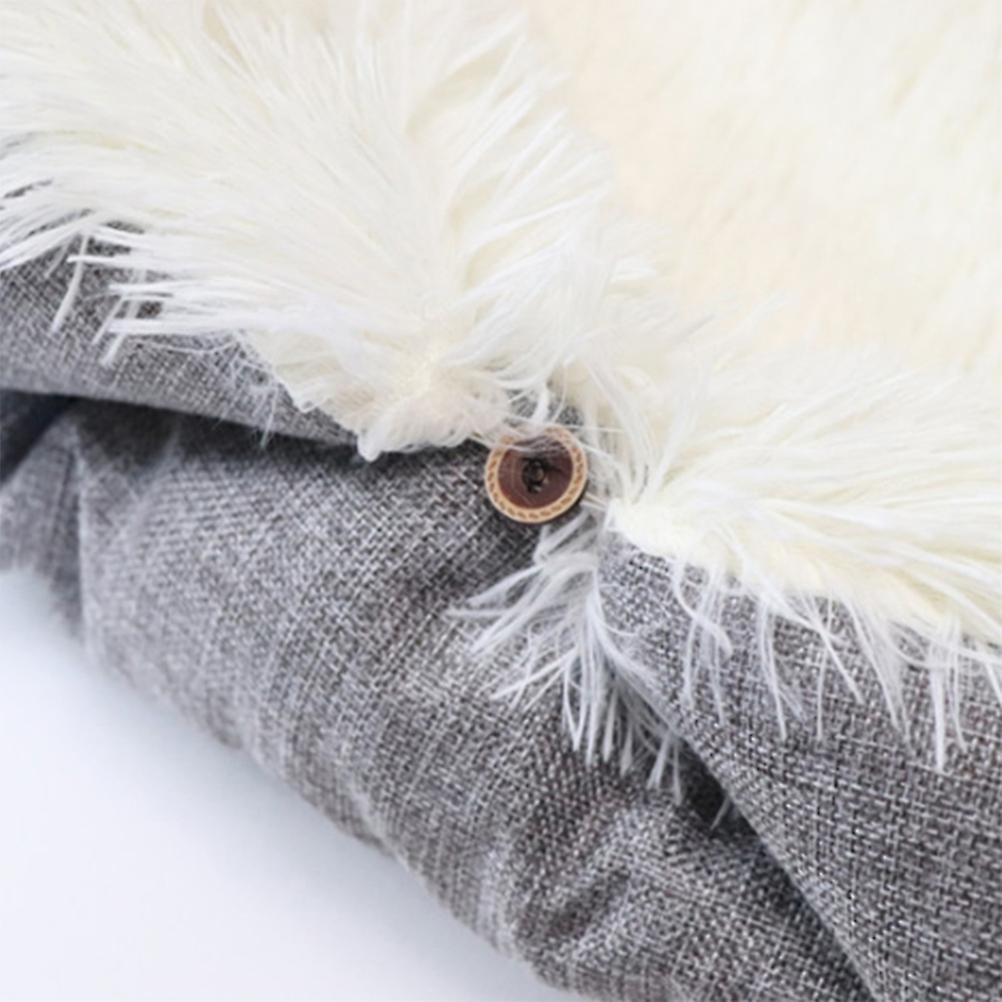 Dual Use Plush Pet Mat Multifunctional Winter Warm Cat Mat Soft Pet Mat