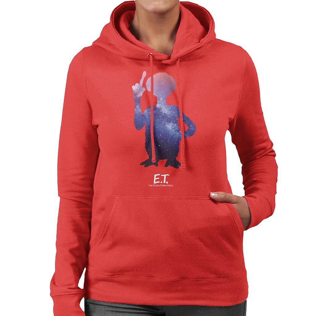 E.T. Galactic Silhouette Women's Hooded Sweatshirt