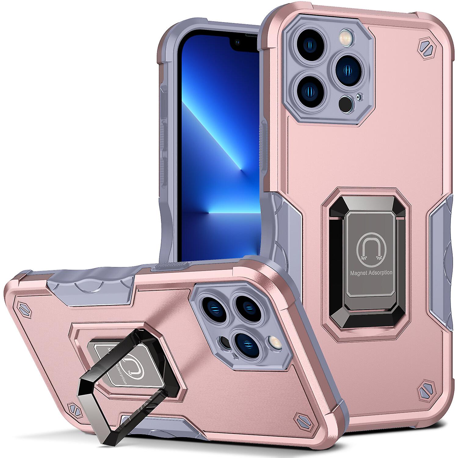 Case for iPhone14 Pro Shockproof Magnetic With Ring Holder