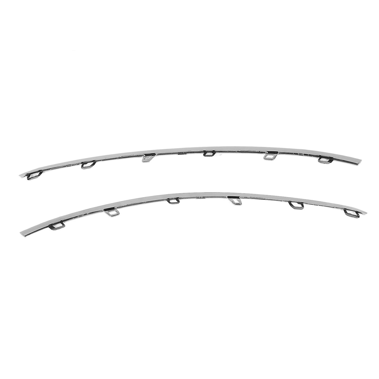 1 Pair Front Bumper Grille Chrome Trim 5E0853768 Left Right Replacement for Octavia 5E Facelift 2017 to 2019
