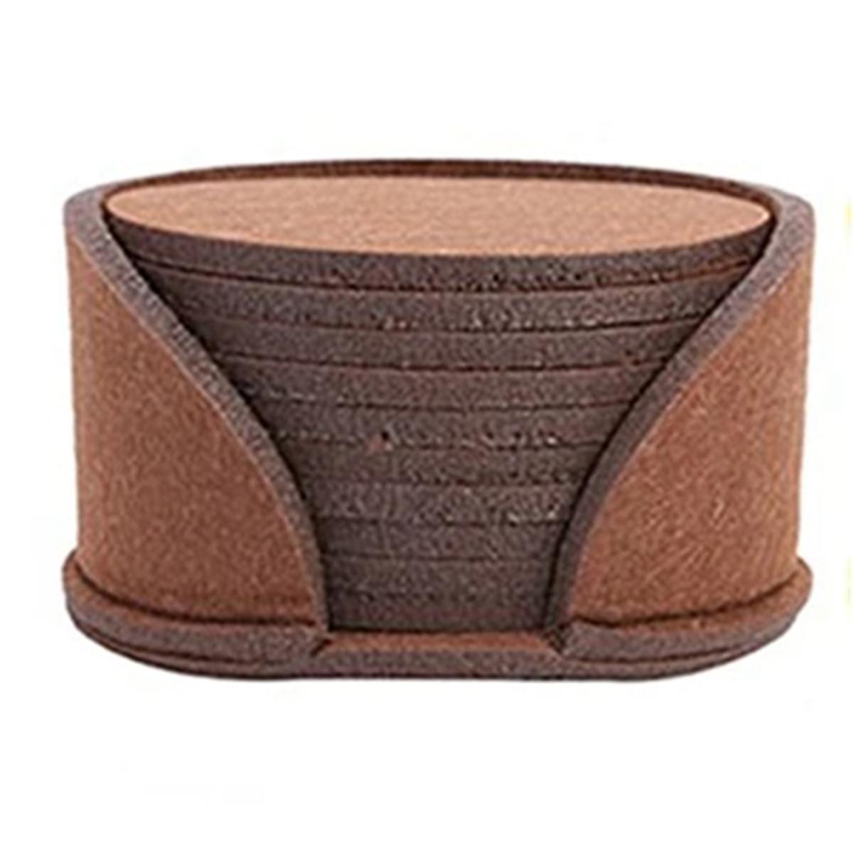 50PCS Round Felt Coaster Dining Table Protector Pad Heat Resistant Cup Mat Coffee Tea Hot Drink Mug