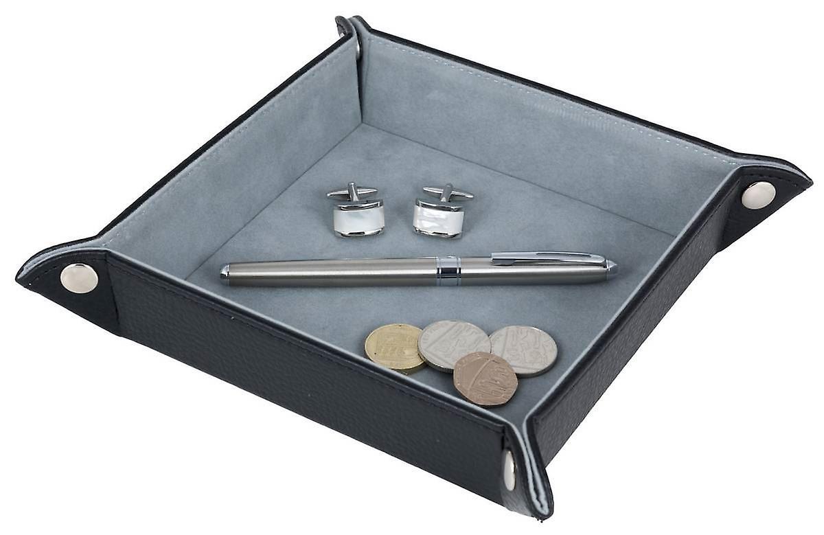 David Van Hagen Accessory Valet Tray - Black/Grey