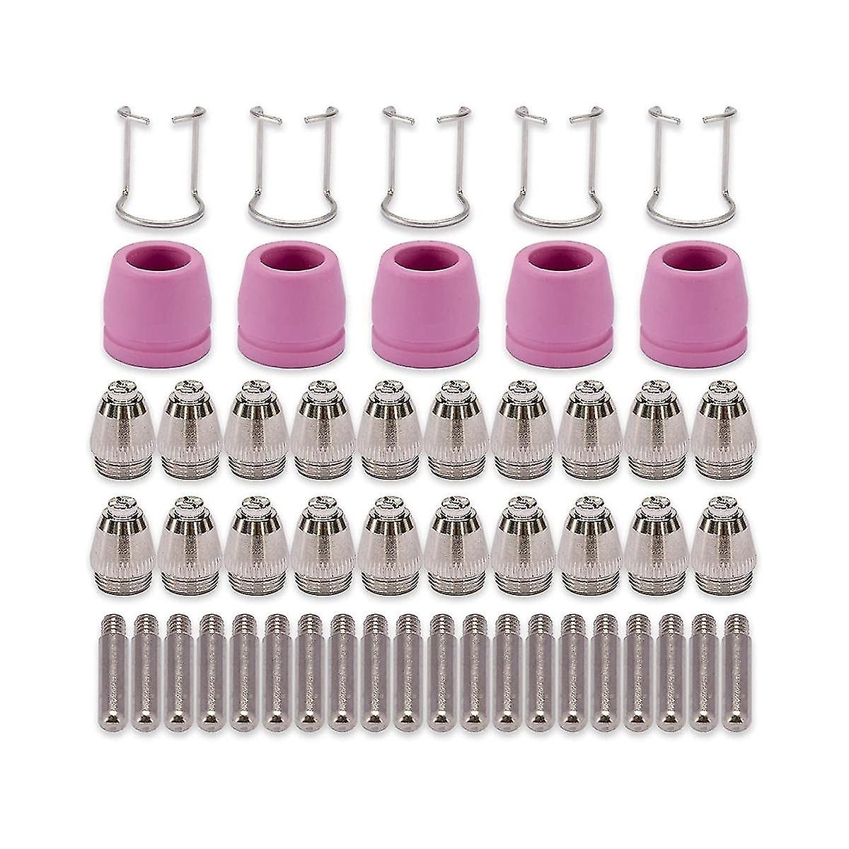 Ag60 Sg-55 Wsd-60 Plasma Cutter Cutting Torch Tip Nozzles Consumables Kit Plasma Cutter Accessories