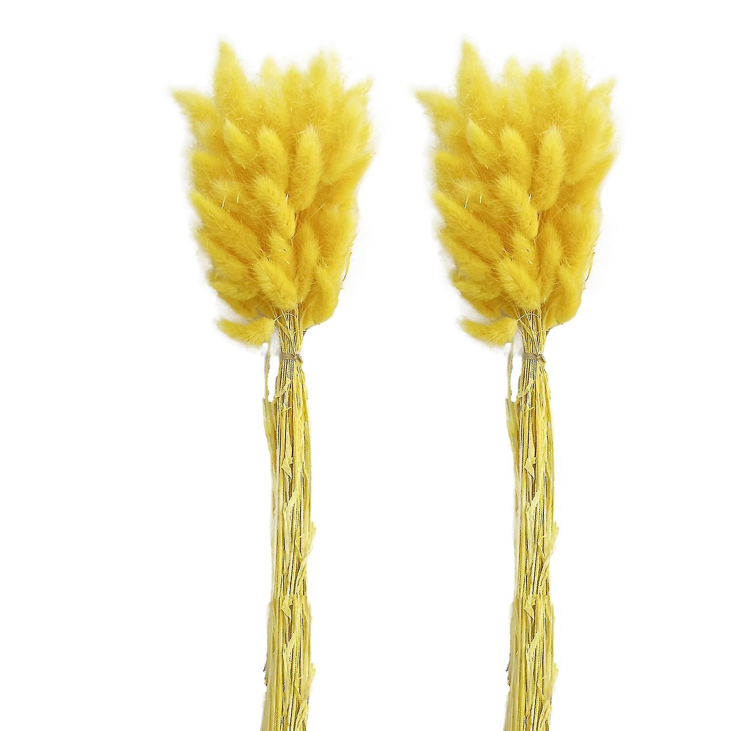 1 Set Dried Flower Bouquet Romantic Easter Celebration Bunny Tail Household Products BoSaiD