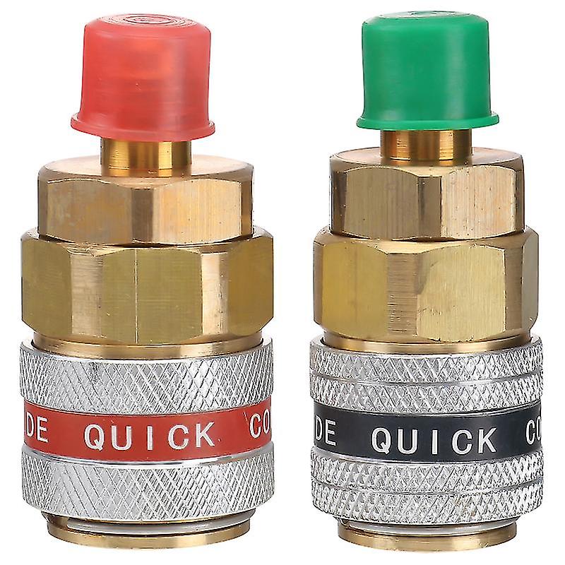 2pcs Connector Adapter For Car A/c Refrigerant