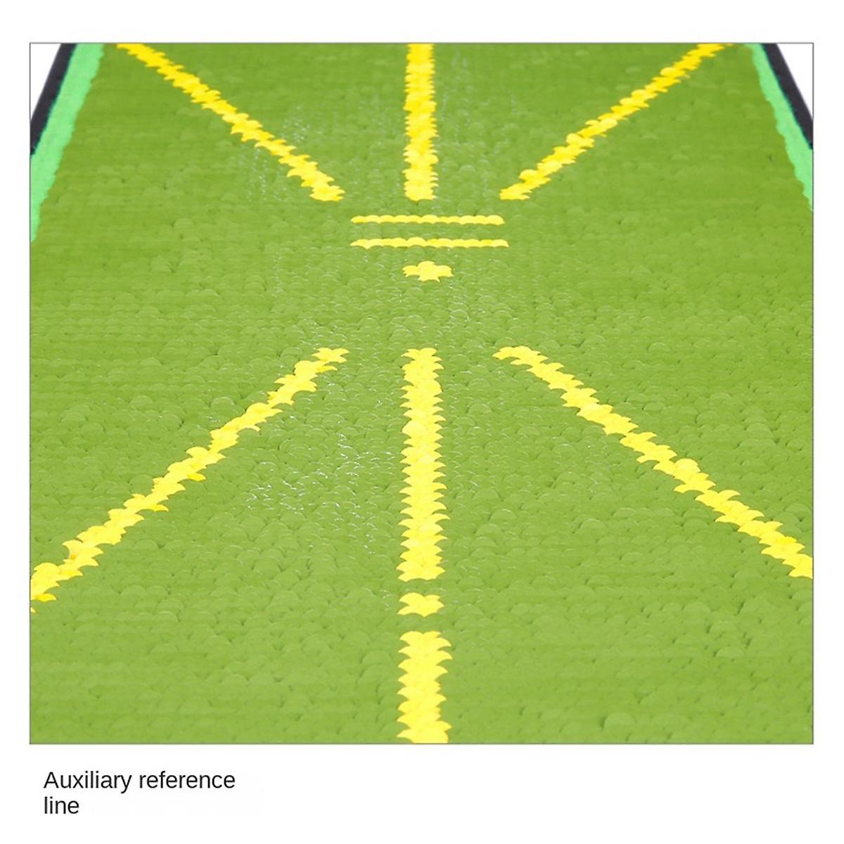 Golf Training Mat for Swing Detection Hitting Ball Trace Directional Mat Swing Path Swing Practice Mat