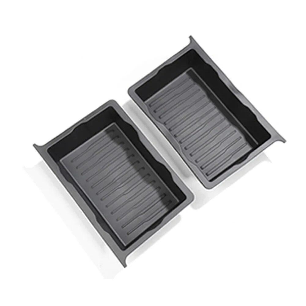 Under Seats Storage Box Organizer Drawer For Tesla Model Y 2017-2023 Under Seats Storage Box Organizer Trays Case Drawer