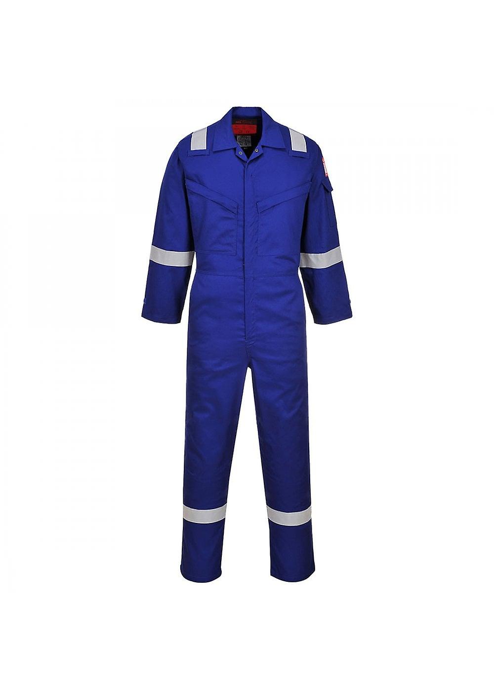 Men's Portwest Araflame Silver Coverall AF73
