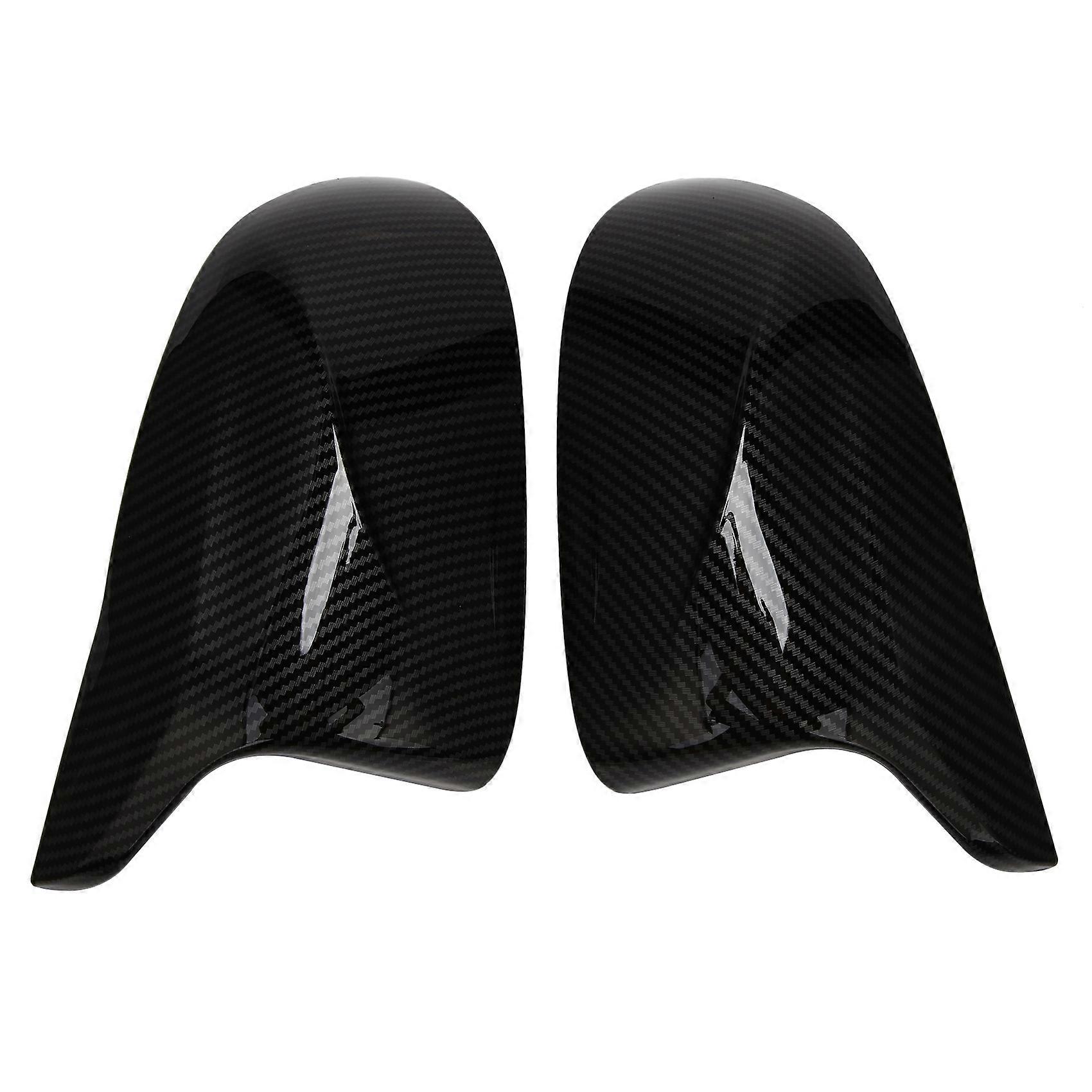 Carbon Fiber ABS Car M Style Door Side Mirror Cover Rear Mirror Cap For- X3 F25 X4 F26 X5 F15 X6 F1